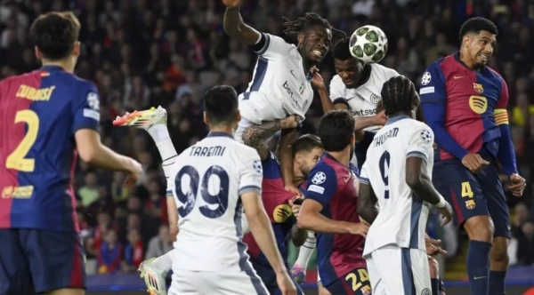 تعادل مثير 3-3 بين برشلونة وإنتر والحسم يتأجل إلى الإياب في ميلانو