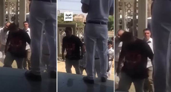 لحظة ترحيل أحمد فلوكس لسجن وادي النطرون (فيديو)