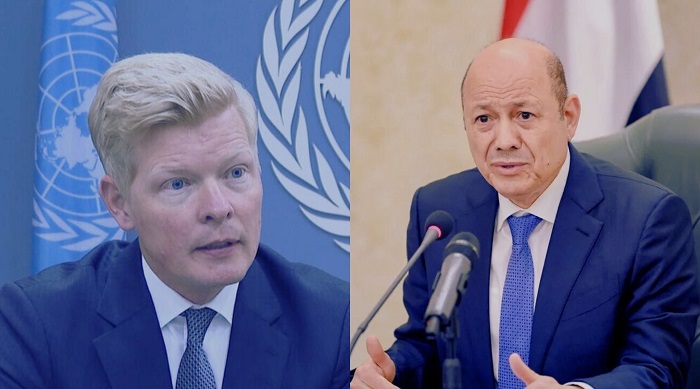 العليمي: الحوثيون حاولوا اغتيال المبعوث الأممي داخل مناطق سيطرة الحكومة