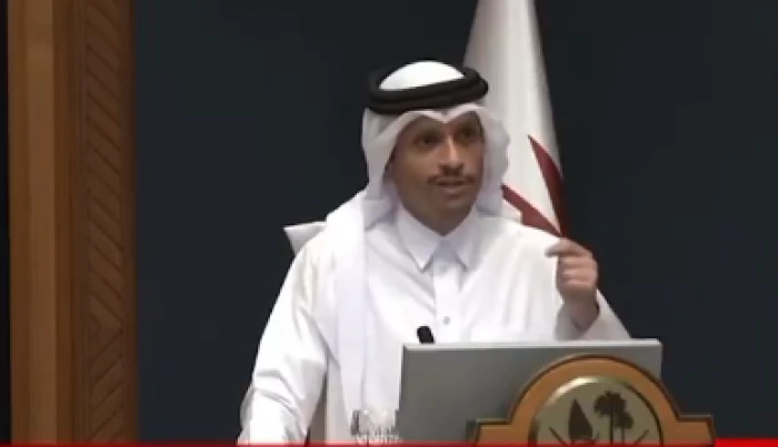 بالفيديو.. رئيس الوزراء القطري: الناس اللي ما داوموا اليوم يتحججون بسالفة الحرب بنحاسبهم