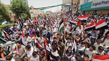 مظاهرات متواصلة في اليمن تستهجن استمرار مجازر الاحتلال في غزة وتستنكر الصمت الدولي